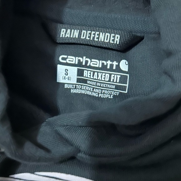 Carhartt Rain Defender Fleece Lined Hoodie - Picture 3 of 4